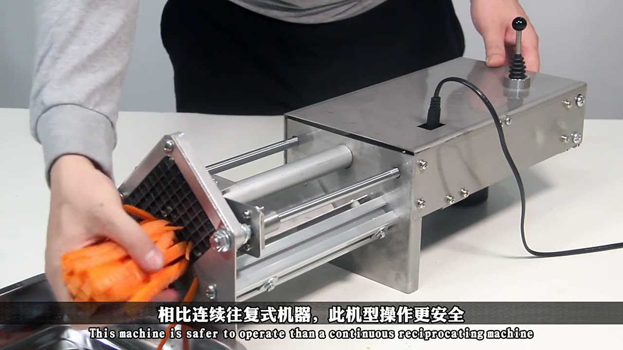Kitchen Potato Cutting Machine Potato Slicer 3 Blades Commercial Electric  Cutting Fries Machine 