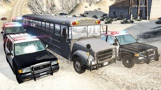 Prison Bus Escape #1 - Beamng drive screenshot 2
