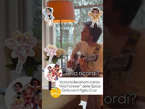 Video Victoria Beckham canta Viva Forever delle Spice Girls con il figlio Cruz