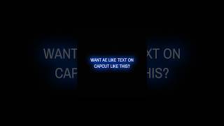 How To Get AE Like Text On CapCut | Tutorial | #capcuttutorial #tutorial #viral #viralshorts