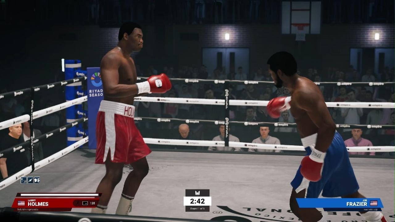 Larry Holmes - Undisputed Boxing Online vs. Joe Frazier 1st round flash KO