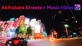 【4K】Relaxing Night Ride in Akihabara | Tokyo Motorcycle POV with Soft BGM 🌙🏍️ screenshot 2