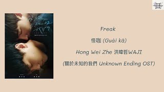 Freak 怪咖 (Guài kā) - 洪暐哲WAJI (關於未知的我們 Unknown Ending OST) Chi: Pin: Eng: MM lyrics