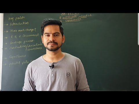 4.Capacitor and capacitance |jee-neet  physics class 12 | sachin sir