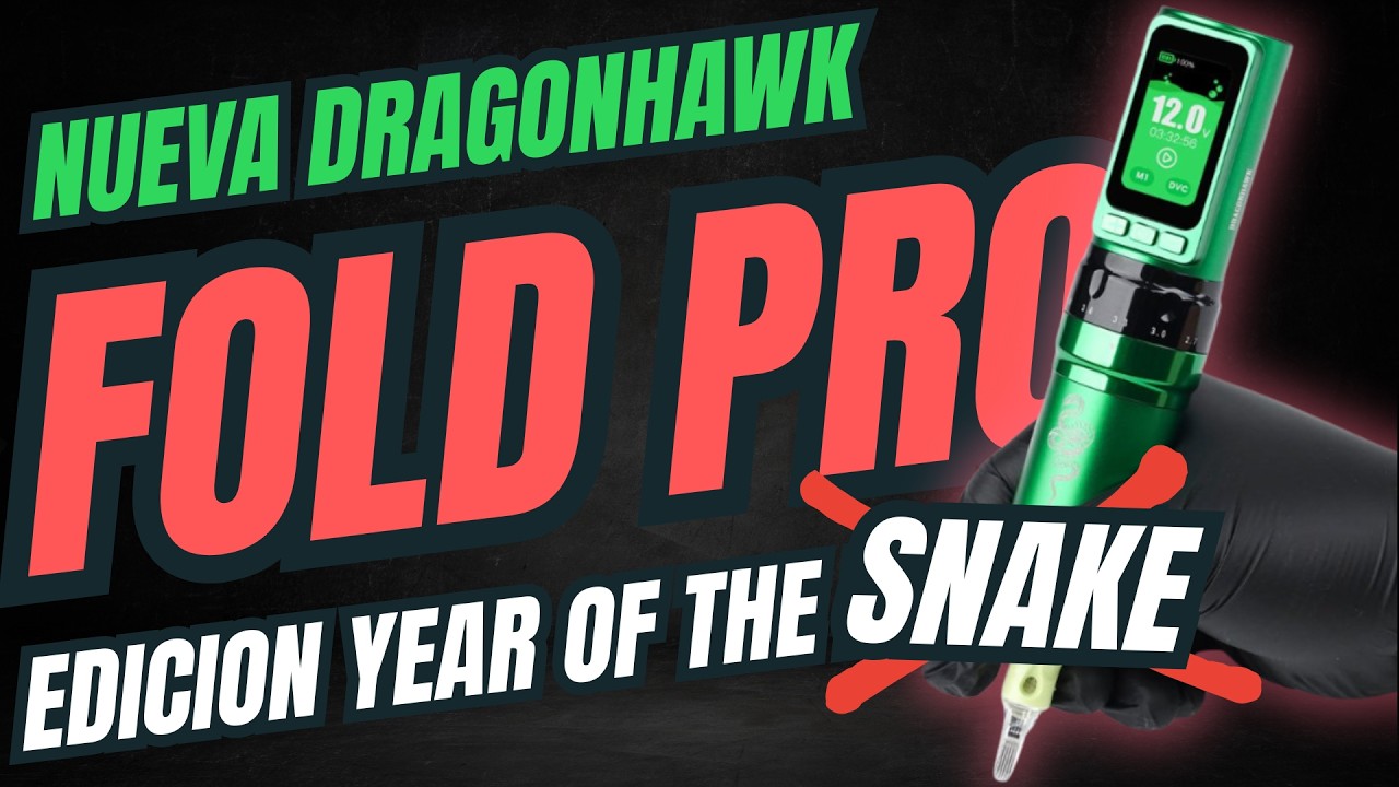 TOUCHSCREEN TATTOO MACHINE! - Dragonhawk Fold Pro Year of the
