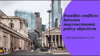 Possible conflicts between macroeconomic policy objectives 4.2.3.4