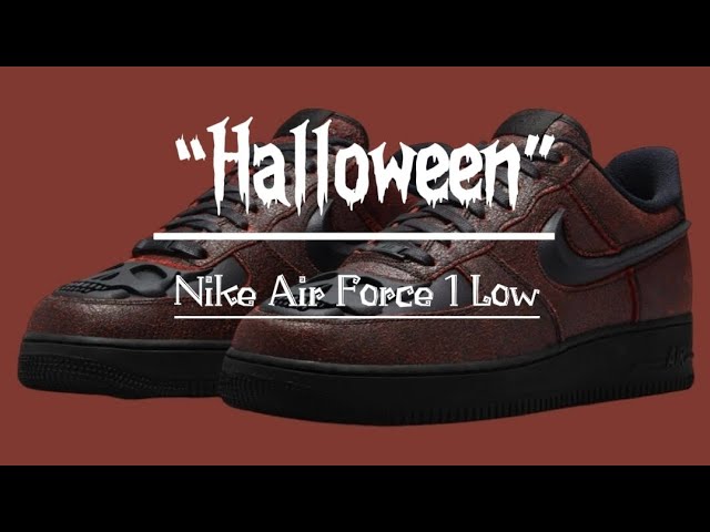 Nike Air Force 1 Low “Halloween” - Detailed look + Price and Date