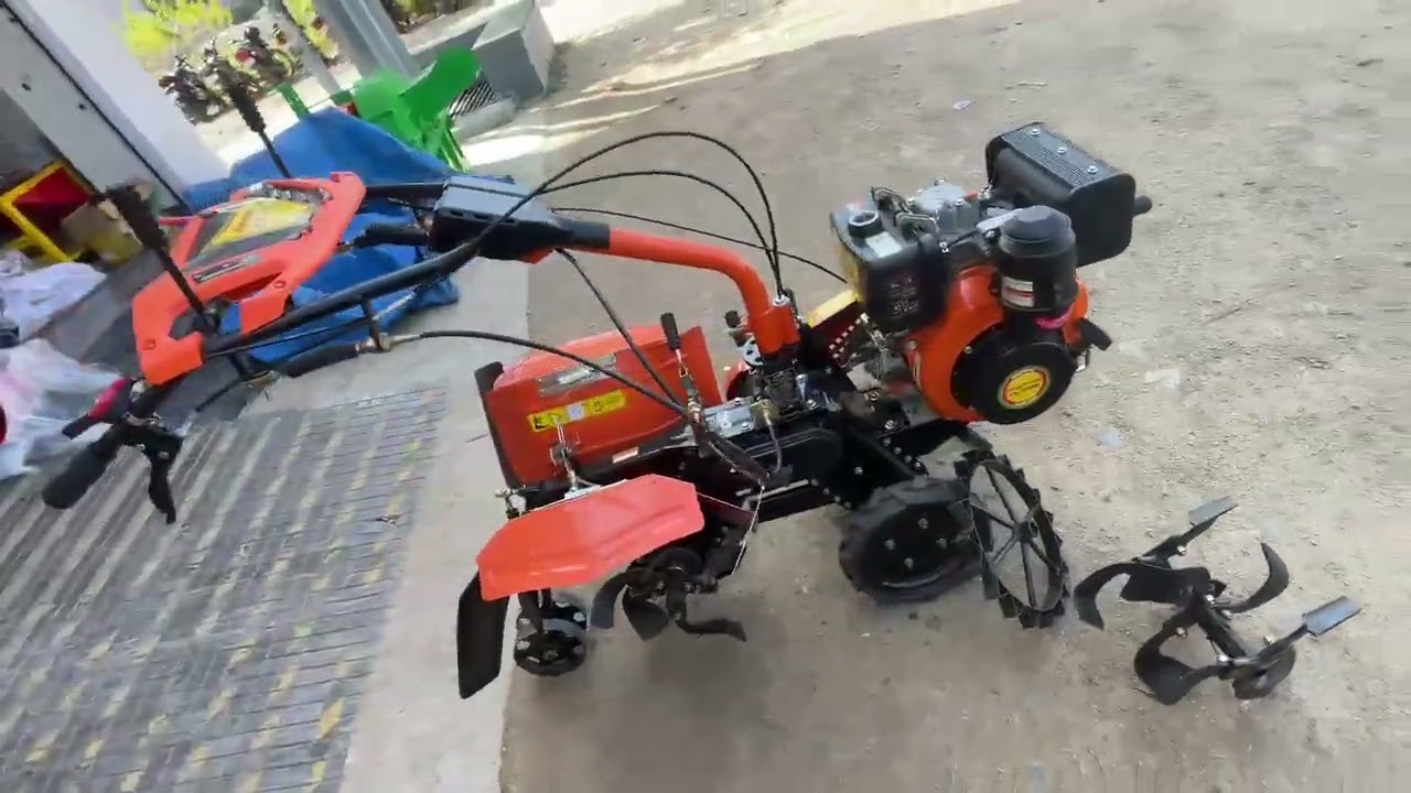 Power weeder back rotary machine