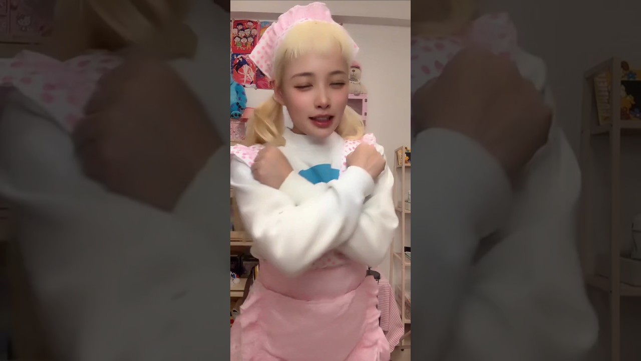 I feel so warm😚❤️🌸#dance #robot #robotdance #ロボット #ダンス #ロボットダンス #babyslow #dollgirl #doll