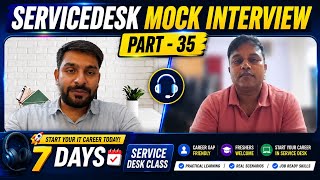 ServiceDesk Experience Mock Interview 2026 | Question and Answer.
