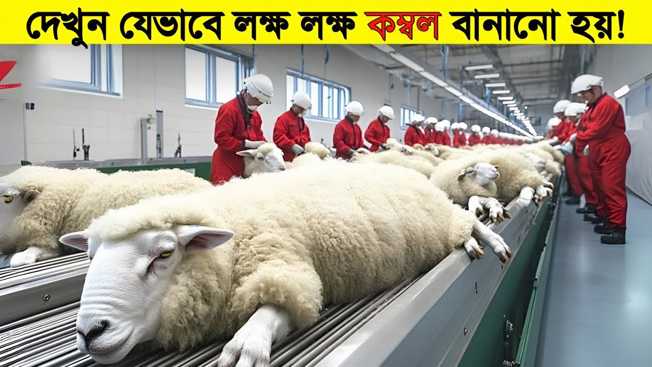 ভেড়ার উল থেকে কাপড় তৈরির অবিশ্বাস্য প্রক্রিয়া! | Wool To Fabric Full Process Bangla Documentary