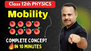 Mobility | Drift Velocity | Relaxation Time | Current Electricity | 12th #physics #neet #cbse
