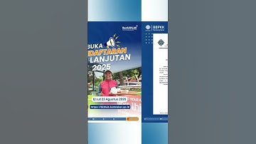 PENDAFTARAN TKM LANJUTAN 2025