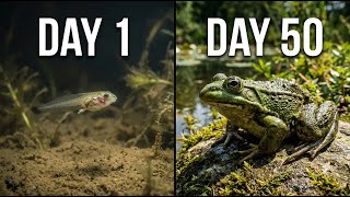 🐸 Raising Tadpoles into Frogs – Full Transformation 🐸