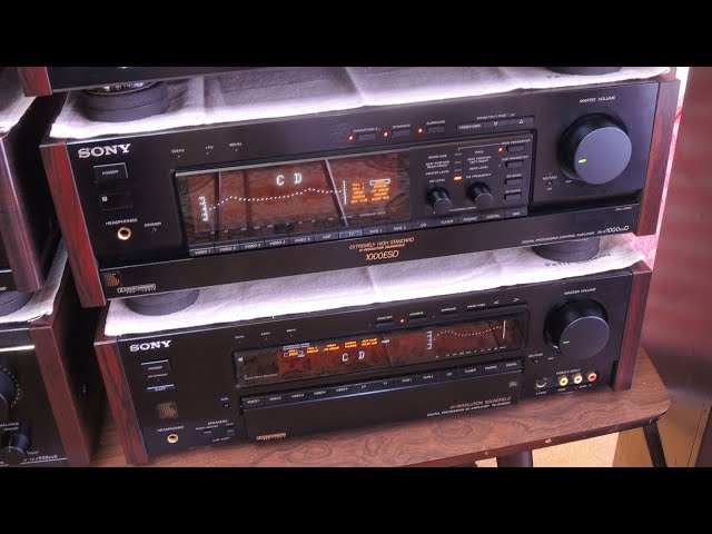 【希少】SONY AVアンプ　TA-AV850D 通電リモコン操作確認 TA-E1000ESD】と【TA-AV850D】のリモコンが一部機能を除いて互換性が