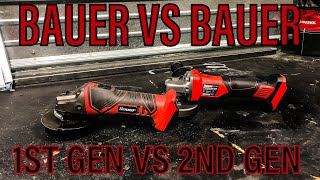 Bauer Cordless Angle Grinder (1st generation) vs Bauer Cordless Angle Grinder (2nd generation)