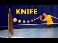 Split a Ball by Hitting it at a Knife