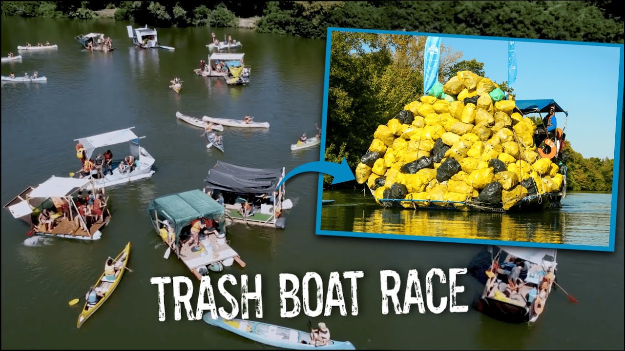 Racing a Boat Made of Trash