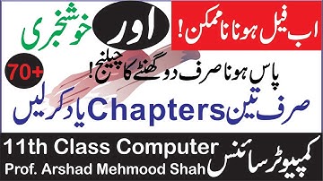 11th Class Computer Guess Paper 2024 | ICS Computer Paper Pattern 2024 | #1styearexam