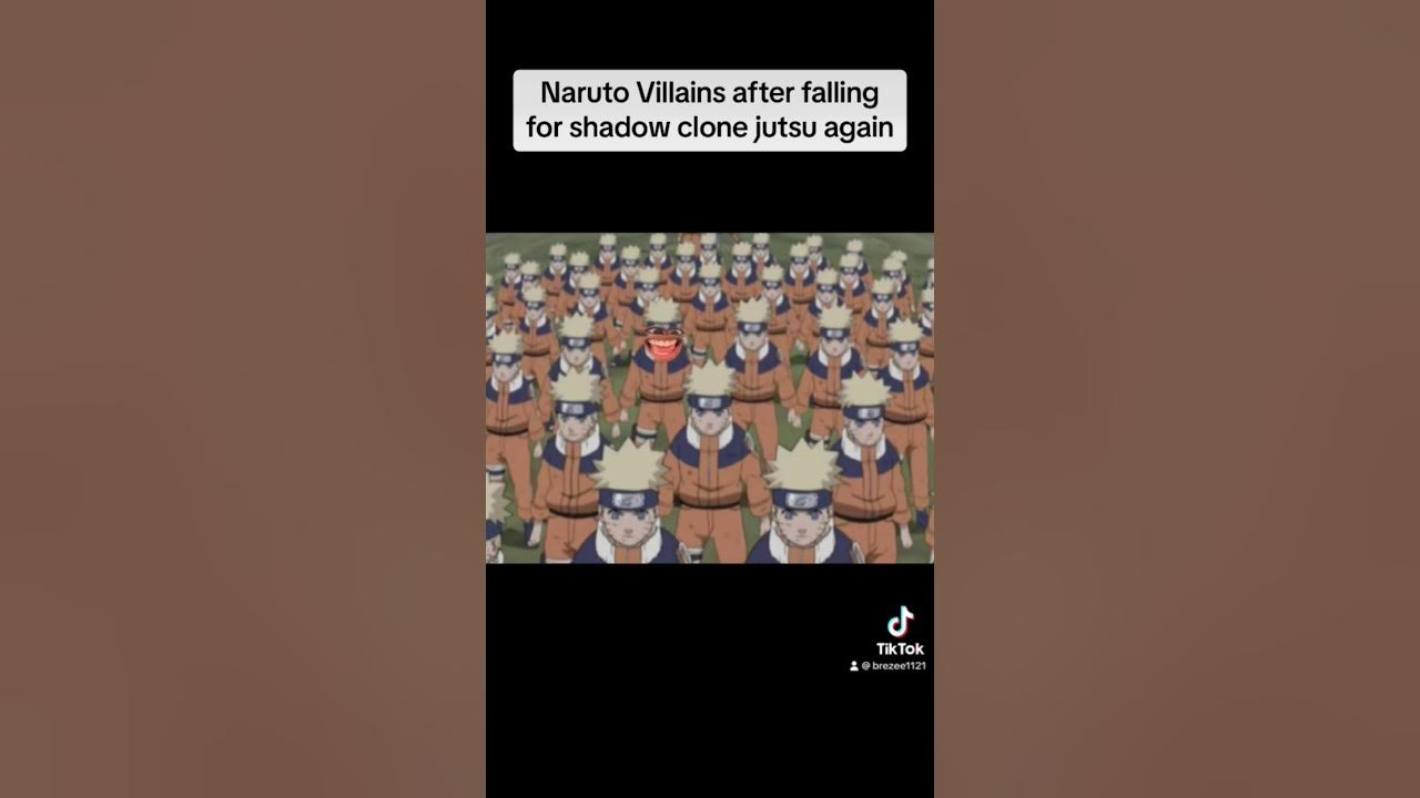 SHADOW CLONE WORKS EVERY TIME anime naruto YouTube
