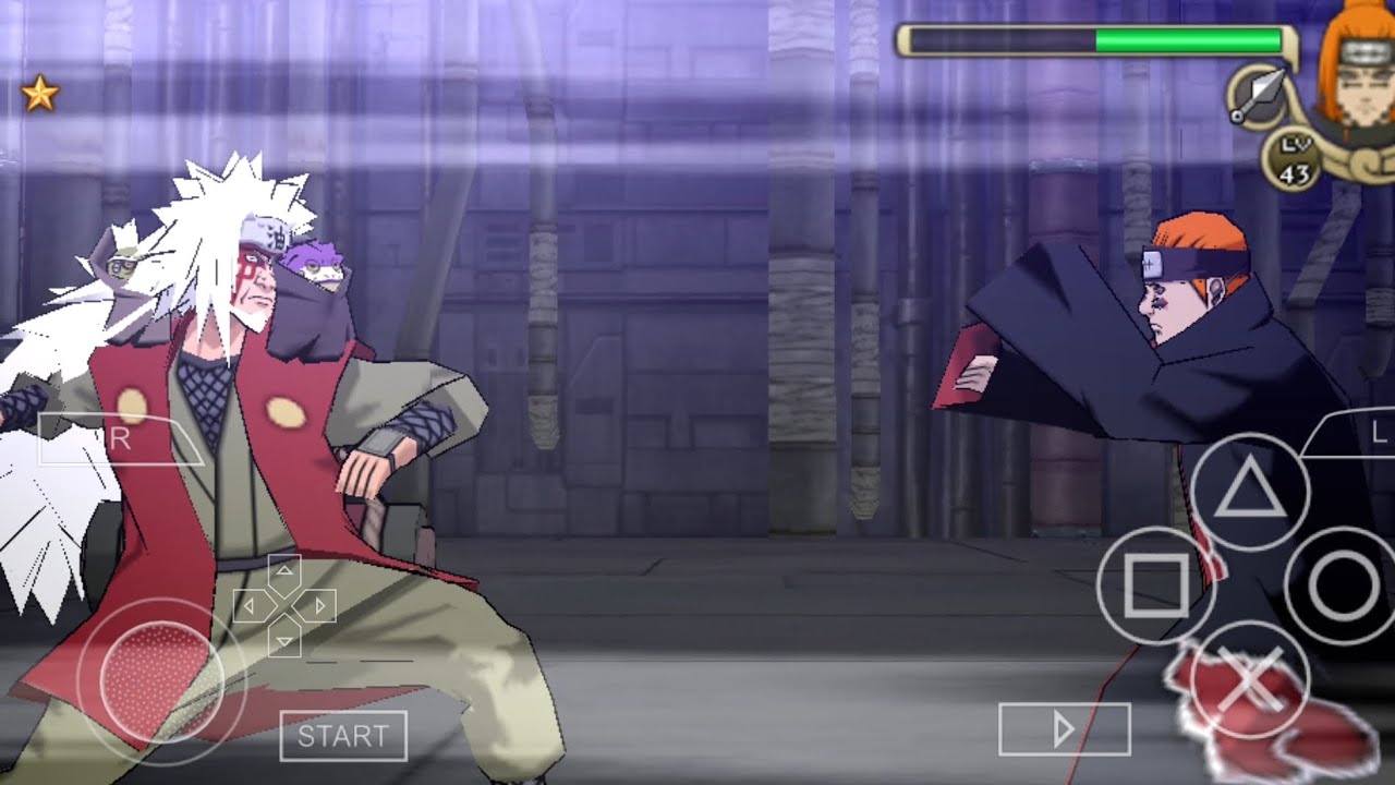 Jiraya vs Pain [Naruto Shippuden Ultimate Ninja Impact]