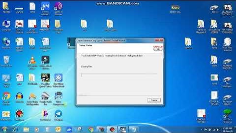 Installation of Oracal 10g in Windows 7