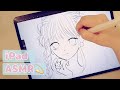 【ASMR】ipadで春のイラストを描く音 /作業用BGM / 睡眠用BGM【no talking 音フェチ】