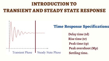 Introduction to Transient and Steady state response