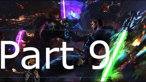 Karl & Lucas play - The Force Unleashed - Part 9 - Blue lightsaber indicates a total change of heart