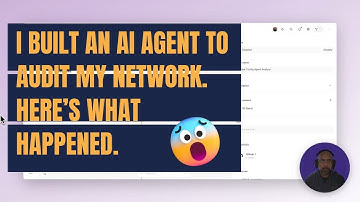 I Built an AI Agent to Audit My Network. Here’s What Happened.
