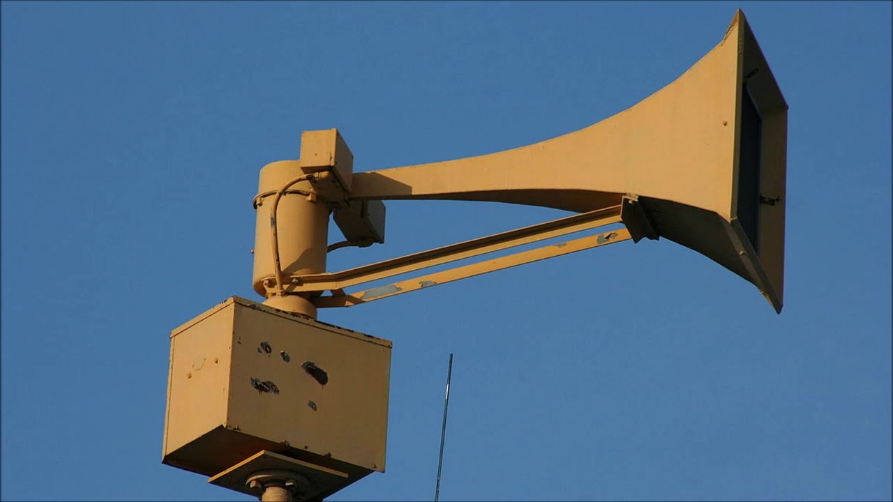 Sonido de Sirena en la Ciudad - Alarma Nuclear 