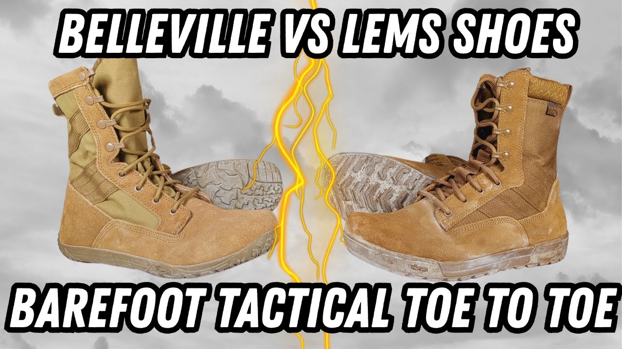 Lems против Belleville / У кого ЛУЧШИЕ тактические ботинки для ходьбы босиком?