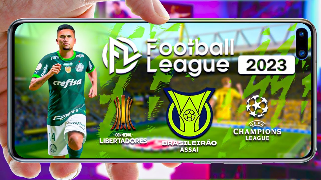 LANÇOU NOVO FOOTBALL LEAGUE 2023 OFFLINE COM MODO CARREIRA