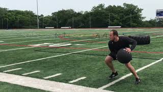 Single-Leg Heiden Jump to Medicine Ball Rotational Shot-Put Throw
