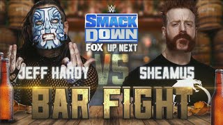 Jeff Hardy Vs Sheamus - Bar Fight - WWE Smackdown 24\/07\/2020 (En Español)