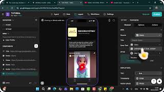 VIDEO TUTORIAL  #PART3 GLIDEAPPS ARABICA LEARN screenshot 3
