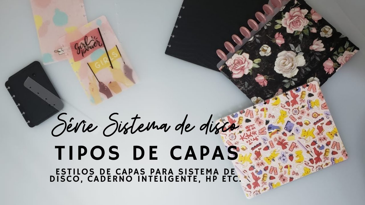 CAPAS PARA SISTEMA DE DISCO - Conheça os tipos e crie infinitas capas para seus cadernos