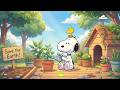 Peaceful Garden with Snoopy 🌿 Smooth Lofi Beats for Study & Reading ✨ Feel Earth Day Bliss