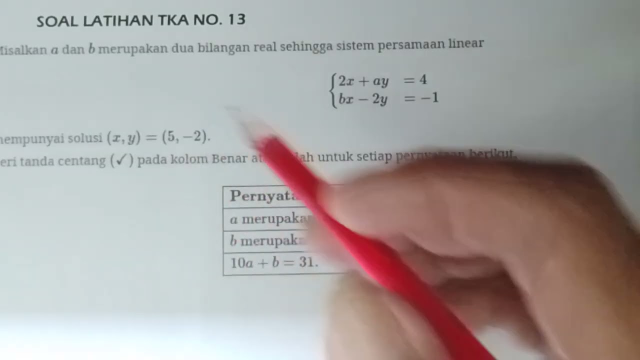 Latihan SOAL TKA MATEMATIKA SMP 2026 no. 11 - 14 - Matematika SMP