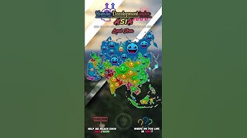 Human Development index in Asia #foryou #youtube #mapping #mapper #tiktok #short #hdi #asia
