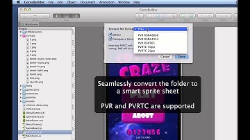 CocosBuilder - Smart Sprite Sheets