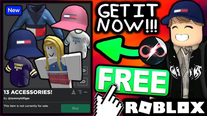 EVENT] How To Get 12 FREE Tommy Hilfiger Items in Roblox Tommy Play -  Jackets, Shirts, Hats & More 