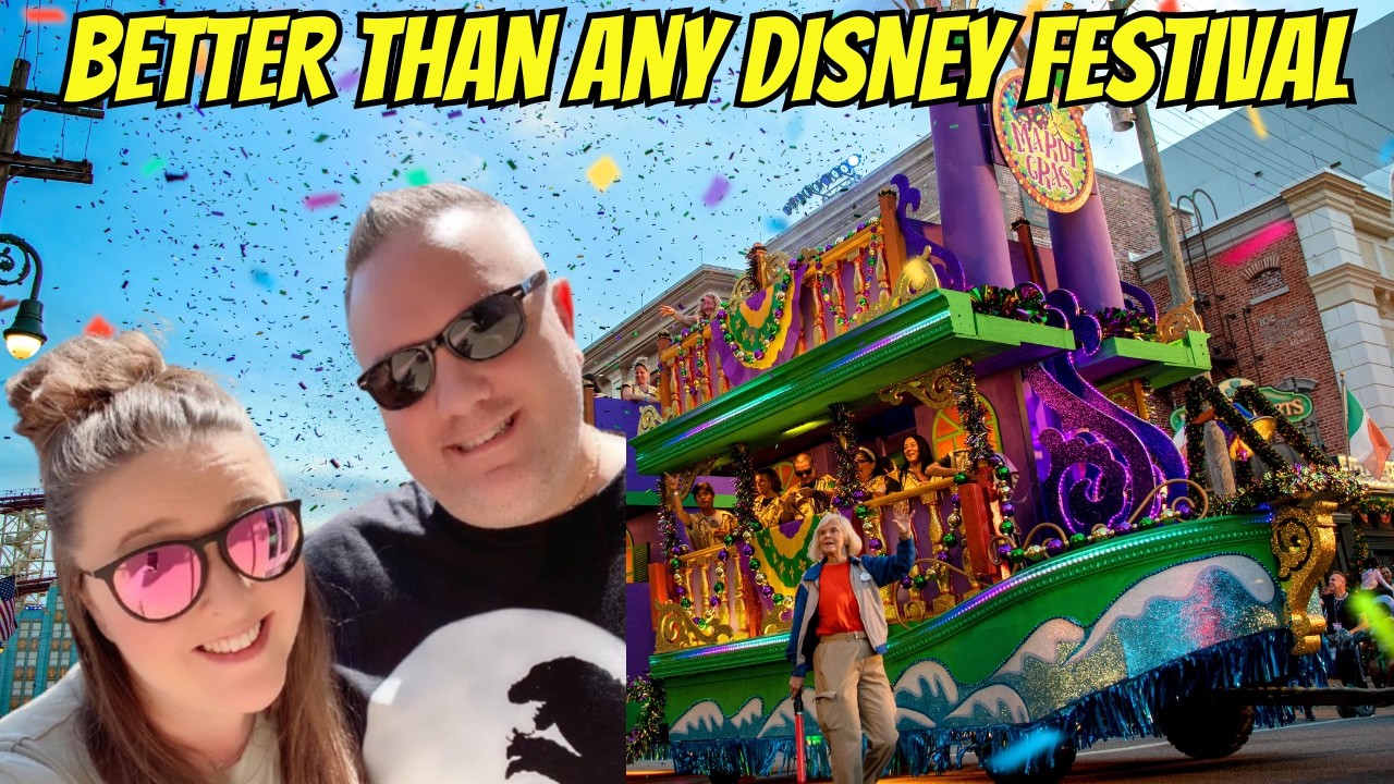 Universal's Mardis Gras is Better than ANY DIsney Festival