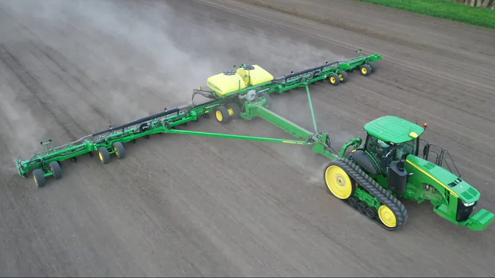 Spring 2019 Corn Planting, John Deere 8370RT w/ 32Row DB80 on the Church Family Farms in Eastern IL