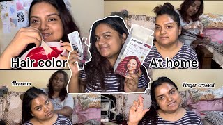 Hair color at home and this happened😨#youtube #vlog #haircolor #youtube