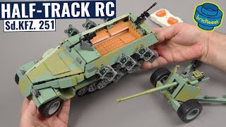 Half-Track with Throwing Frame + PAK 40 - RC - MouldKing 20027  (Speed Build Review)