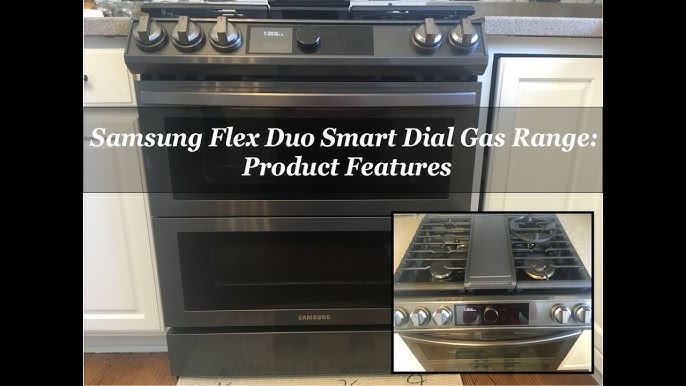 NE63A6751SG by Samsung - 6.3 cu. ft. Smart Freestanding Electric Range with  Flex Duo™, No-Preheat Air Fry & Griddle in Black Stainless Steel