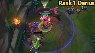 Rank 1 Darius: THIS GUY CAN'T BE STOPPED!  *5 SOLO KILLS*