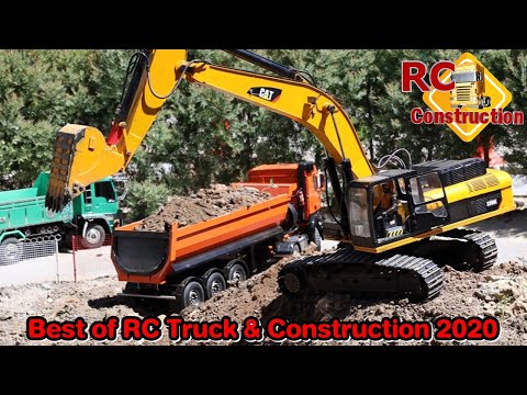 Best of RC Truck & Construction 2020 สนามRCสุขสวัสดิ์30/RC Construction