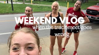 Weekend + track meet vlog !! A few days in my life as a college runner